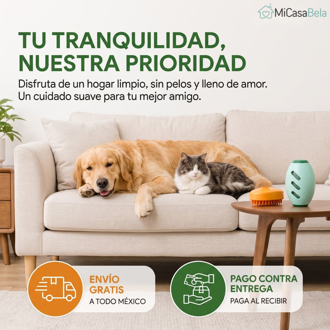 Kit Cuidado Premium 2 en 1: Cepillo a Vapor + Removedor de Pelos