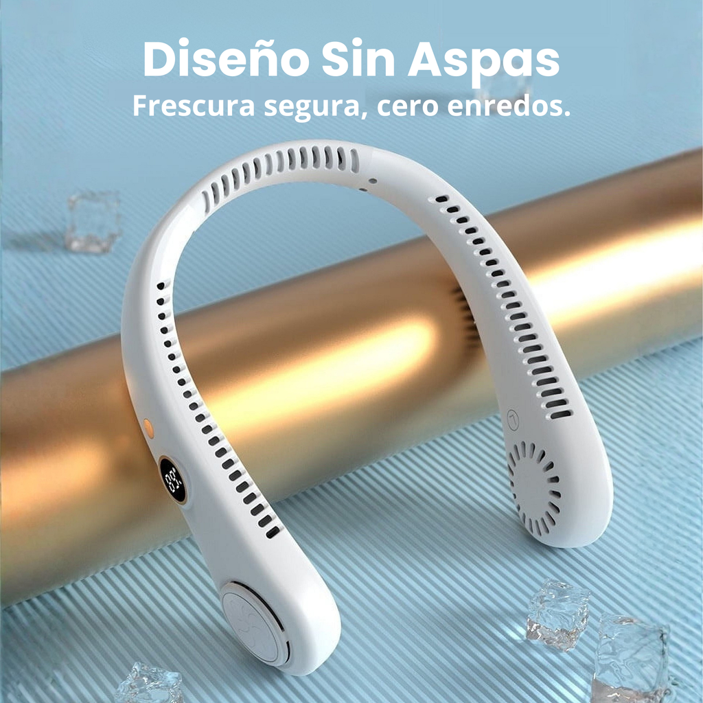 Ventilador de Cuello Portátil Sin Aspas - 5 Velocidades