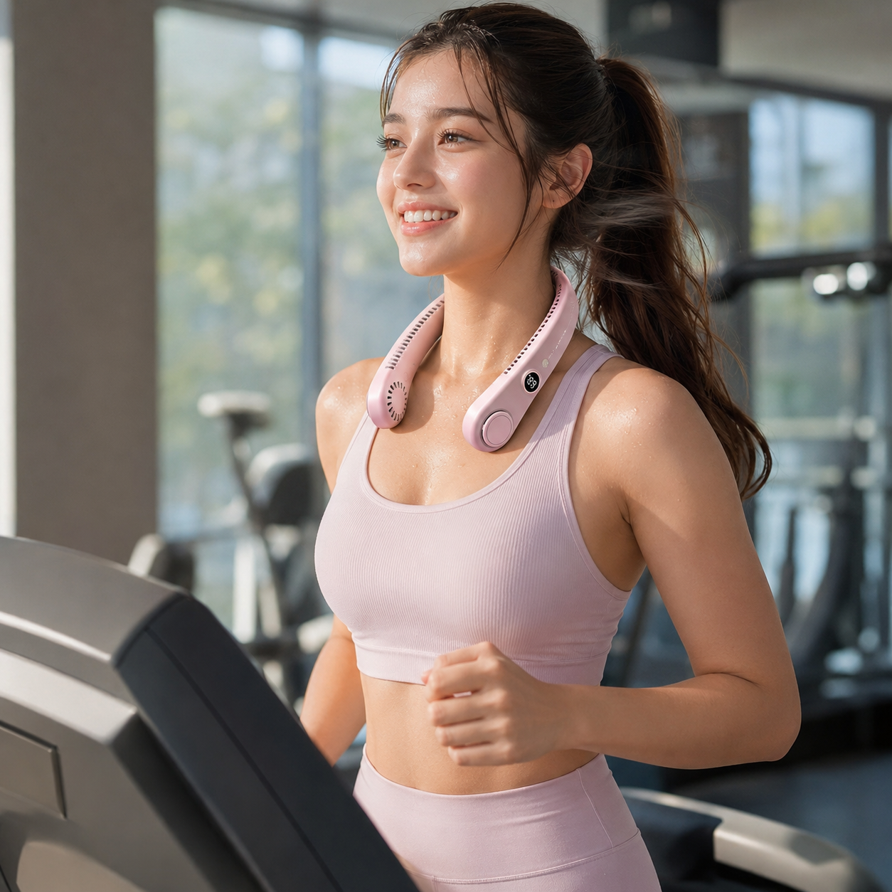 Ventilador de Cuello Portátil Sin Aspas - 5 Velocidades
